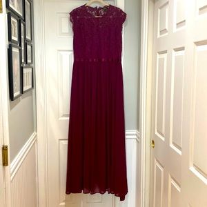 Lovely magenta formal gown by Miusol- new with tags!